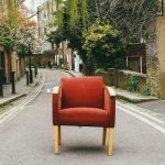 Chair on street