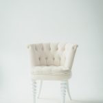 Modern looking White Rounded Chair