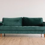 green simple but stylish sofa